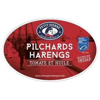 Pilchards hareng Petit Pierre Tomate-huile-367g