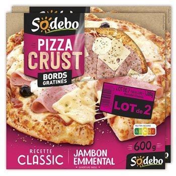 Pizza crust Sodebo Classique - 2x600g