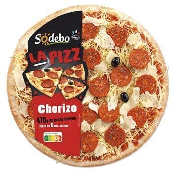 Pizza La pizz Sodebo Chorizo - 470g