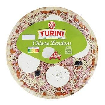 Pizza Turini Chèvre lardons - 450g