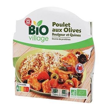 Bio Village Poulet aux Olives Boulgour et Quinoa 300g
