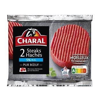 Charal Steak Haché 5% 2x130g