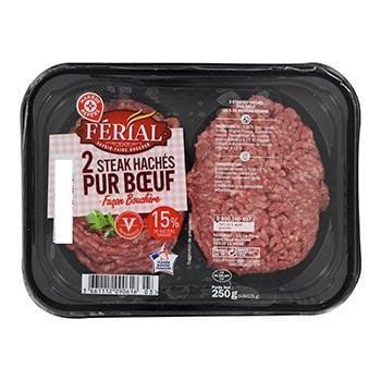 Ferial Steak Haché 15% Pur Boeuf 2x125g