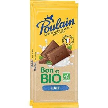 Poulain chocolat au lait Bio - 170g