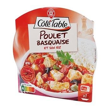 Poulet basquaise Côté Table Riz 285g