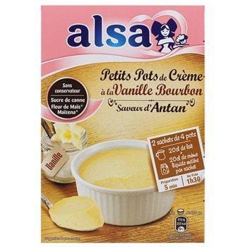 Préparation Alsa Pots de crème Vanille - 120g