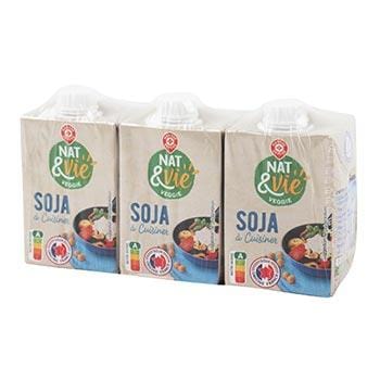 Préparation culinaire Soja Délisse - 5%mg - 3x20cl