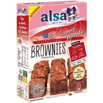 Préparation gateau Alsa brownies - 305g