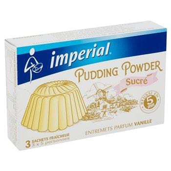 Pudding vanille sucré Imperial 3x60g