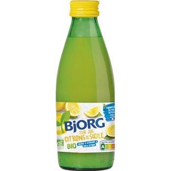 Pur jus de citron jaune Bjorg  25cl