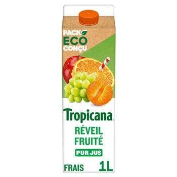 Pur jus de fruits Tropicana Réveil fruité - 1L