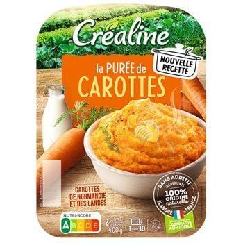 Purée de carottes Créaline 2x200g