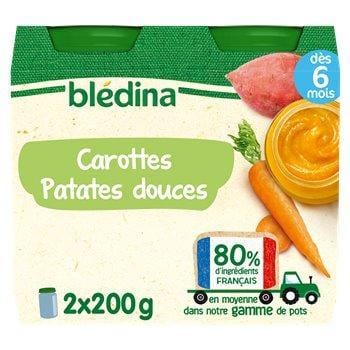 Blédina Carottes Patates Douces 2x200g