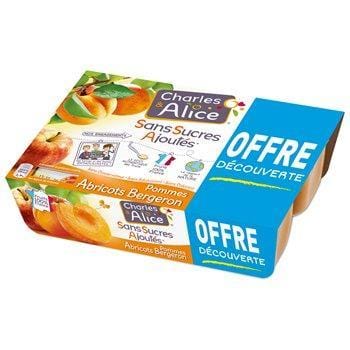 Charles & Alice Pomme Abricot 6x100g