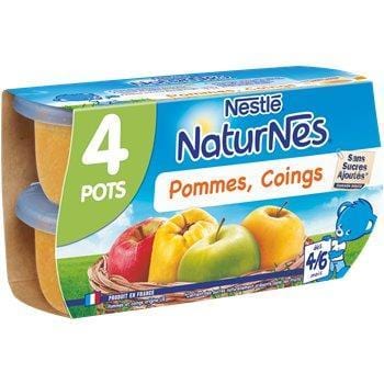 Nestle Naturnes Pommes Coings 4x130g