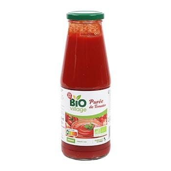 Purée de tomates Bio Village Bocal - 72cl
