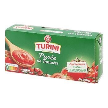 Purée de tomates Turini 3x200g