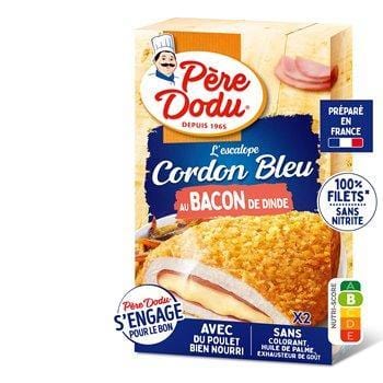 Pere Dodu Cordon Bleu Bacon de Dinde (x2) 200g