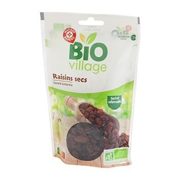 Raisins secs Bio Village Doypack - 125g