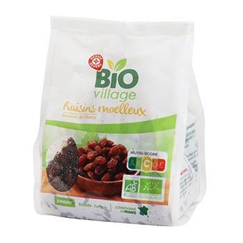 Raisins secs  Bio Village Moelleux - 250g