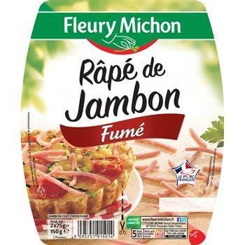 Rapé de jambon Fleury Michon Fumé - 2x75g