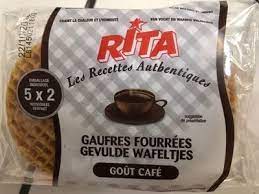 Rita Gauffres Fourrées Café 150g