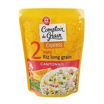 Riz cantonais Comptoir du Grain Prêt en 2 min - 250g