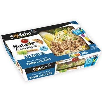 Salade &amp; Cie Sodebo Antibes Thon riz - 320g