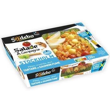 Salade &amp; Cie Sodebo Stockhlom Saumon Pâtes - 320g