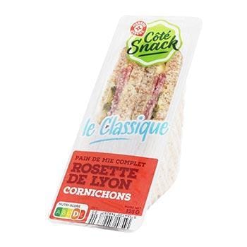 Sandwich Côté Snack Rosette - 125g