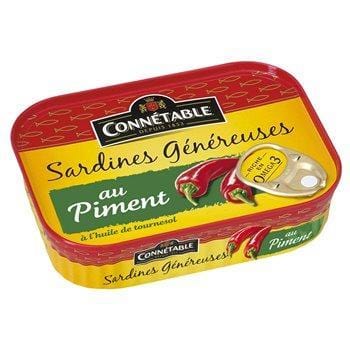 Sardines Connétable Piment - 140g