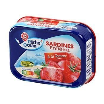 Sardines tomate Pêche Océan 135g