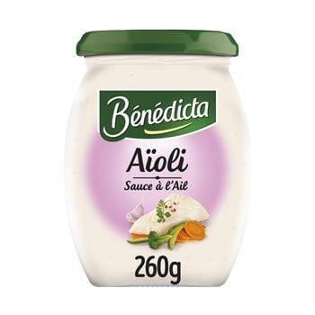 Sauce aïoli Bénédicta Bocal - 260g