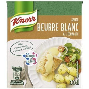 Sauce au beurre blanc Knorr à l'échalote - 30cl