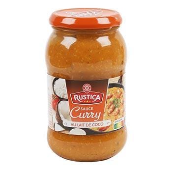 Sauce Curry Rustica Légumes et lait de coco - 400g