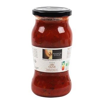 Sauce Tradizioni d'Italia Tomate et olives - 350g