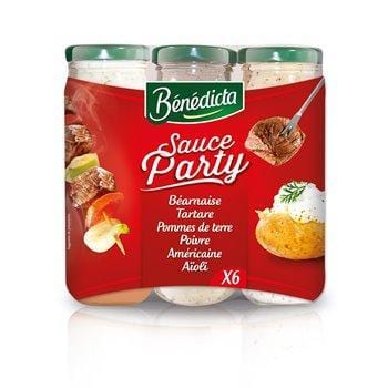 Sauces party Bénédicta x6 - 500g