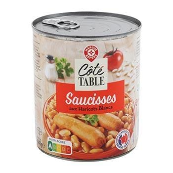 Saucisses et haricots blancs Côté Table 840g
