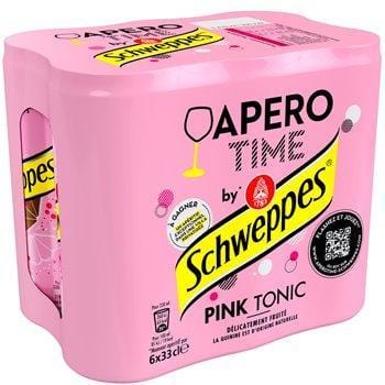 Schweppes pink tonic 6x33cl