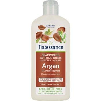 Shampooing Natessance Argan Kératine Vegétale - 250ml