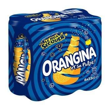 Soda Orangina Slim boîte - 6x33cl