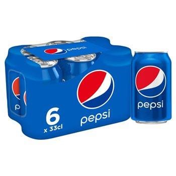 Soda Pepsi Cola Regular 6x33cl