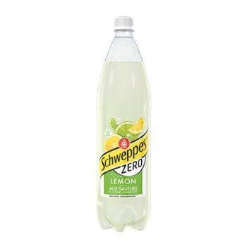 Soda Schweppes Lemon Zero Bouteille - 1,5L