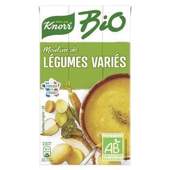 Soupe Bio Mouliné Knorr Légumes du potager - 1L