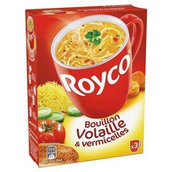Soupe bouillon Royco Minute Volaille et vermicelle - 32g