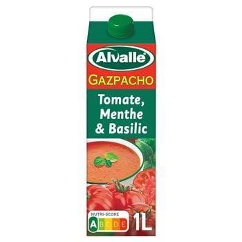 Soupe froide Alvalle Tomate menthe basilic - 1L