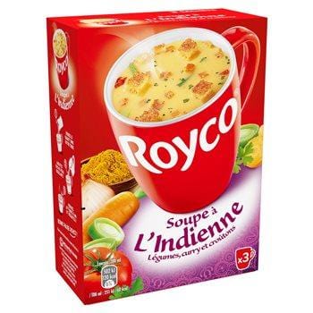 Soupe instantanée Royco A l'indienne - 3x200ml