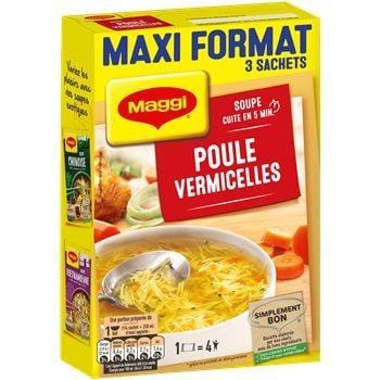 Soupe Poule vermicelles Maggi 3x1L