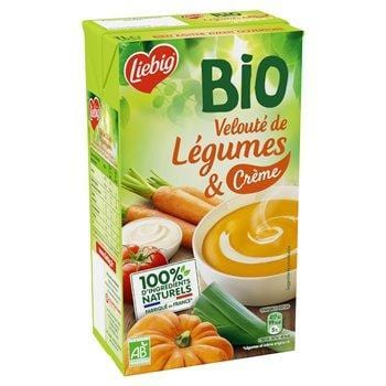 Soupe velouté Liebig Légumes & Crème bio - 1L