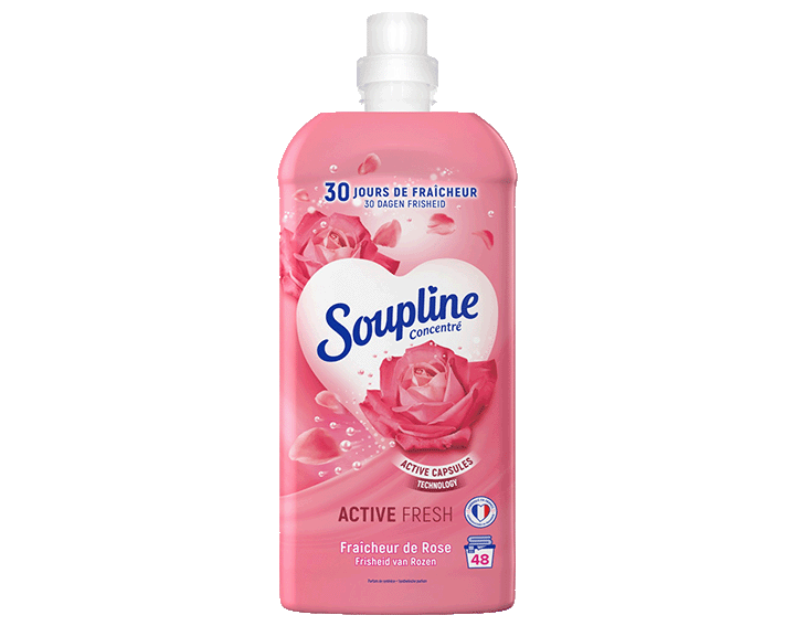 Soupline Pink Freshness Concentrated Fabric Softener (x56) 1.3L